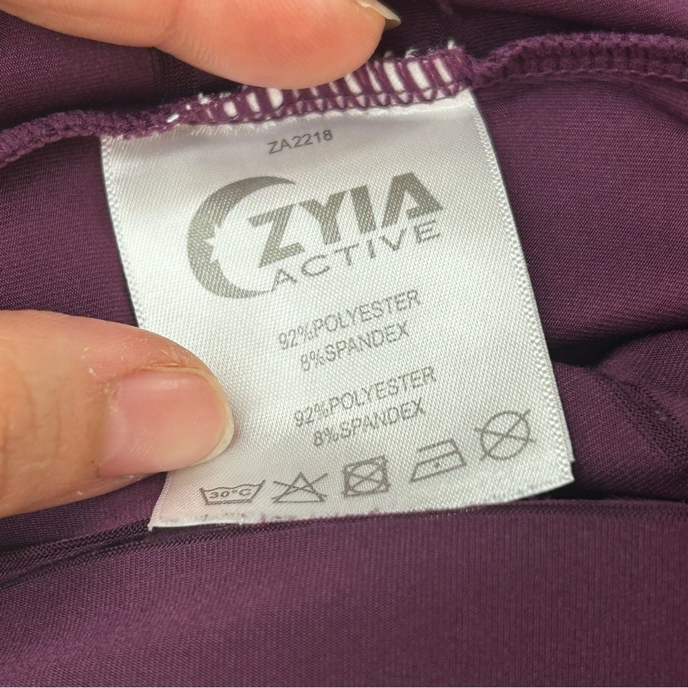 ZYIA Deep Plum Racerback Tank - Picture 3 of 6